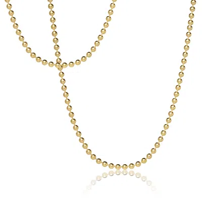 Cartography Men's Ballroom - Military Style Necklace In Gold Vermeil