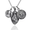 Cartography Men's Beastly Souls - Patron Saints Of Animals Necklace In Sterling Silver