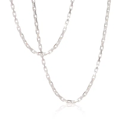 Cartography Men's Beats - Rectangular Chain In Sterling Silver