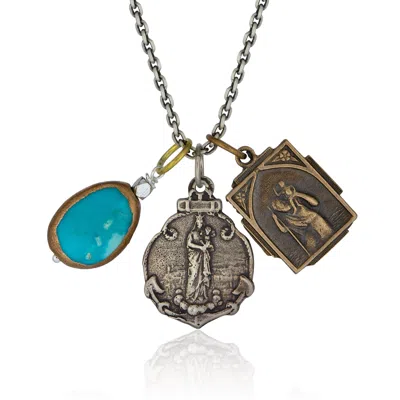 Cartography Men's Blue / Brown / Silver The Wanderers In Gold