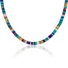 Cartography Men's Blue / Gold / Green Yá - Lapis, Turquoise And White Coral Necklace