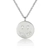 Cartography Men's Eat Shit - Smiley Necklace In Sterling Silver