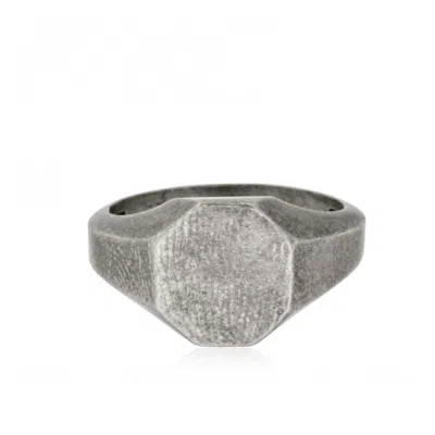 Cartography Men's For Shannon - Signet Ring In Sterling Silver