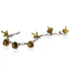 Cartography Men's Gold / Silver Psilocybin - Mushroom Bracelet In Sterling Silver And Brass