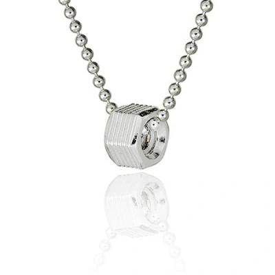 Cartography Men's Hardware - Nut Necklace In Sterling Silver