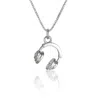 Cartography Men's Hey Mr. D J - Headphones Necklace In Sterling Silver