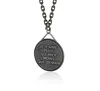 Cartography Men's I Love You More Than Yesterday Less Than Tomorrow - Necklace In Sterling Silver