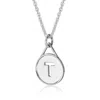 Cartography Men's No We Without The T - Trans Ally Necklace In Sterling Silver