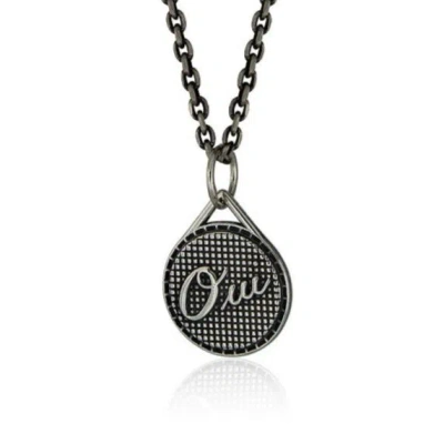 Cartography Men's Oui Oui Oui - Necklace In Sterling Silver