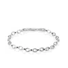 Cartography Men's Oval - Link Bracelet In Sterling Silver