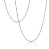 Cartography Men's Rounded - Box Link Necklace In Sterling Silver