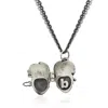 Cartography Men's Stephen: B Is For Booger - Anatomical Heart Locket Necklace In Sterling Silver