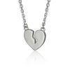 Cartography Men's Stronger - Broken Heart Necklace In Sterling Silver
