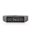 Cartography Men's Til Death - Sterling Silver Ring