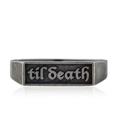 Cartography Men's Til Death - Sterling Silver Ring