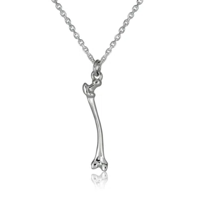 Cartography Men's To The Marrow - Femur Bone Necklace In Sterling Silver