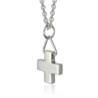Cartography Men's Who Is Your Plus One? Necklace In Sterling Silver