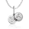 Cartography Women's Aries Zodiac Locket Necklace In Sterling Silver In Silver