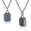 Cartography Women's Black / Grey / Silver Le Fuck? Black Onyx Necklace In Sterling Silver In Multi