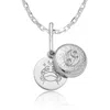 Cartography Women's Cancer Zodiac Locket Necklace In Sterling Silver In Silver