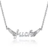 Cartography Women's Flying Fuck - Nameplate Necklace In Sterling Silver In Silver
