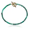 Cartography Women's Green / Gold oz - Emerald Faceted Bead Bracelet In Multi