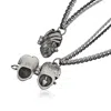 Cartography Women's Grey / Silver Jack: Middle Finger In Heart Locket - Anatomical Heart Necklace In Sterling Si In Gray