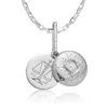 Cartography Women's Libra Zodiac Locket Necklace In Sterling Silver In Silver