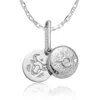 Cartography Women's Taurus Zodiac Locket Necklace In Sterling Silver In Silver