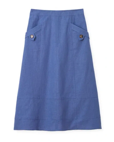 Cartolina Alice Linen Skirt In Multi