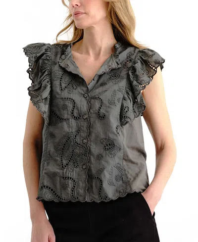 Cartolina Ashe Top In Gray