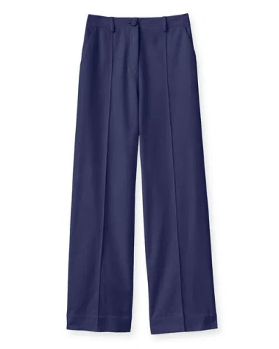 Cartolina Beverly Linen Pant In Blue