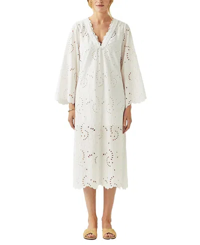 Cartolina Blanca Caftan In Bright White
