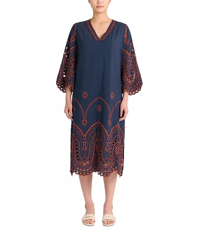 Cartolina Blanca Caftan In Brown