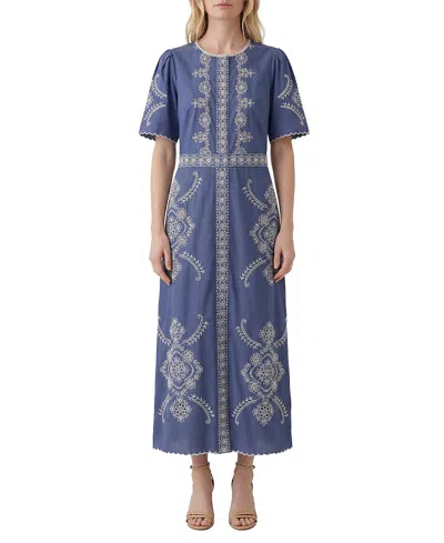 Cartolina Bobbi Dress In Gold