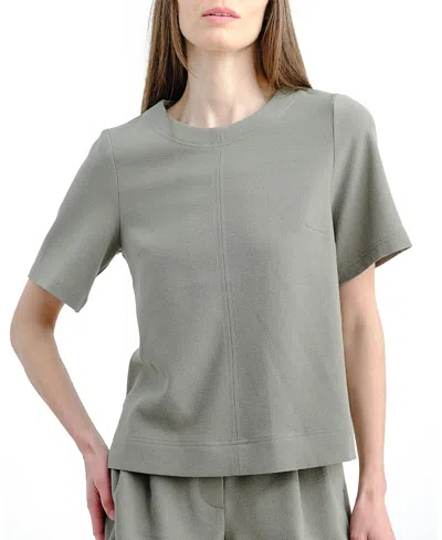 Cartolina Chloe Top In Gray