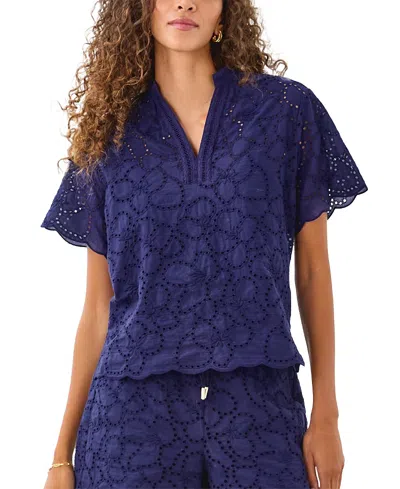 Cartolina Daisy Top In Blue