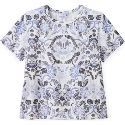 Cartolina Dylan Printed Tee In Blue