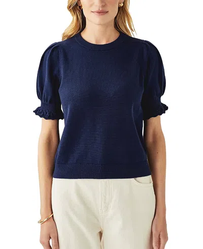 Cartolina Fallon Top In Navy
