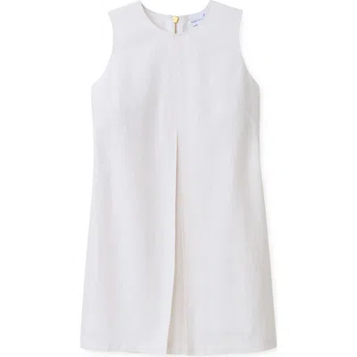 Cartolina Fiona Linen Shift Dress In White