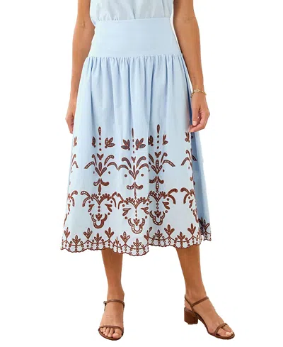Cartolina Georgia Skirt In Blue