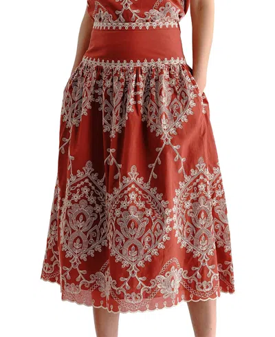 Cartolina Georgia Skirt In Animal Print