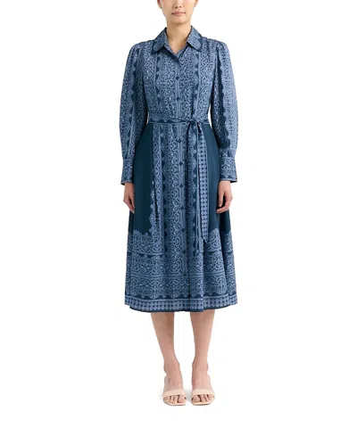 Cartolina Grace Dress In Blue