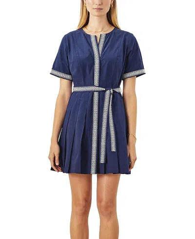 Cartolina Hadley Romper In Midnight Blue