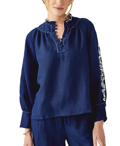 Cartolina Marisol Top In Navy