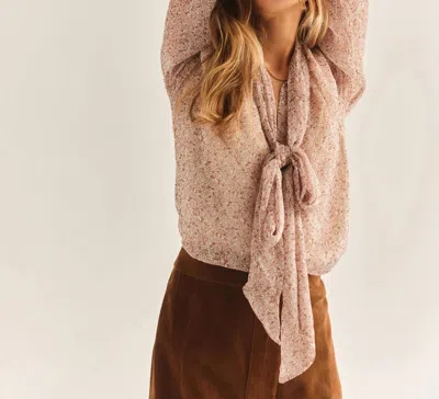 Cartolina Nantucket Alma Blouse In Primrose Ivory