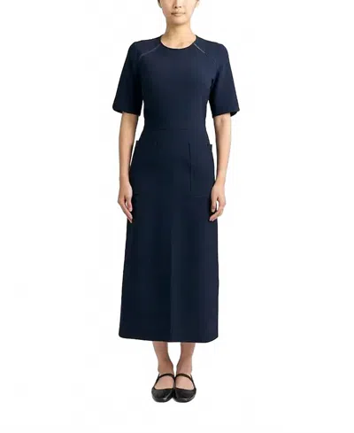 Cartolina Nantucket Bobbi Dress In Dark Navy In Blue