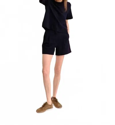 Cartolina Nantucket Frankie Shorts In Dark Navy In Black
