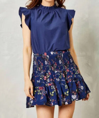 Cartolina Nantucket Kylie Skirt In Alpine Wildflower