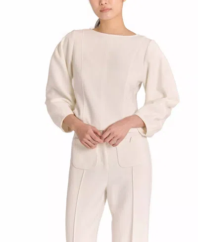 Cartolina Nantucket Neely Top In Ivory In Multi